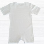 Maillot de corps | Body | Cache-couche enfant manches courtes en coton blanc