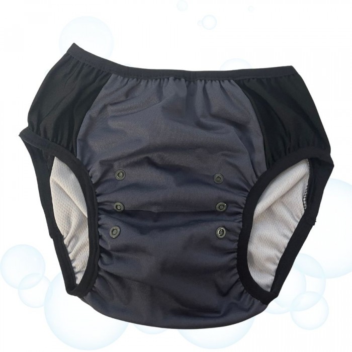 ADULTE | Couche piscine style culotte charcoal
