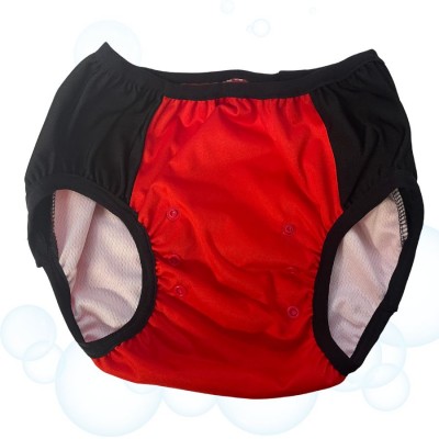 ADULTE | Couche piscine style culotte rouge