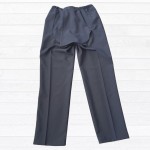Pantalon adapté polyester gris sans siège pour homme