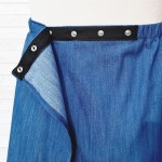 Jupe adaptée aspect jeans bleu pâle
