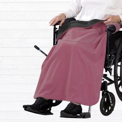 Couverture de jambes pour fauteuil roulant aubergine