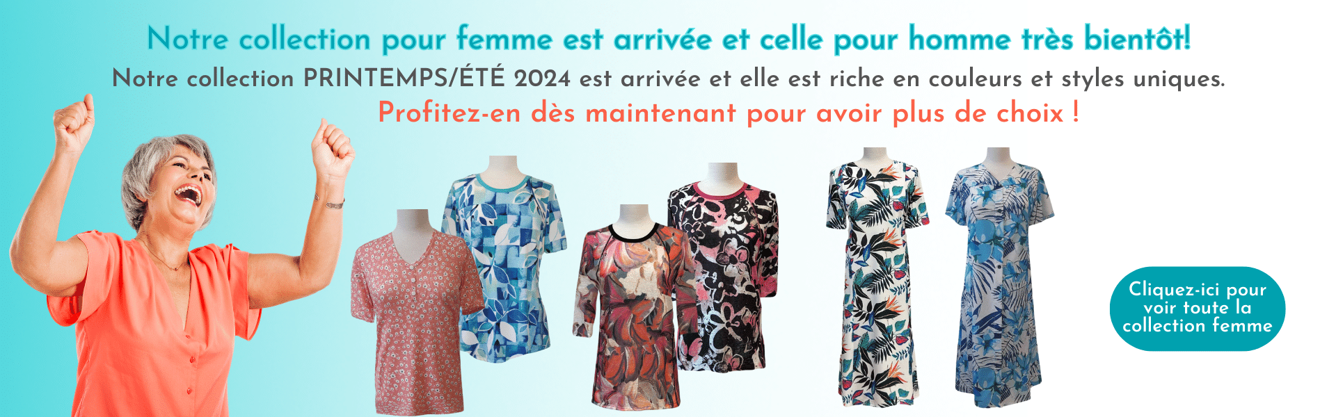 Collection vêtements adaptés femmes Distribution Dominique Lemay